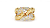 Interlocked Cuban Link Ring, Dulce