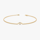 Single Bezel Diamond Bracelet