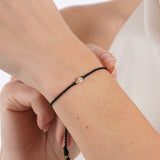 Pear Shape Lab Diamond String Bracelet, Tierney