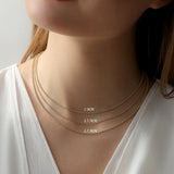 Different Size Ball Chain necklace in various thickness