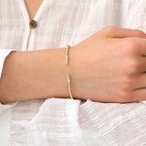 Diamond Open Cuff Bangle, Junia