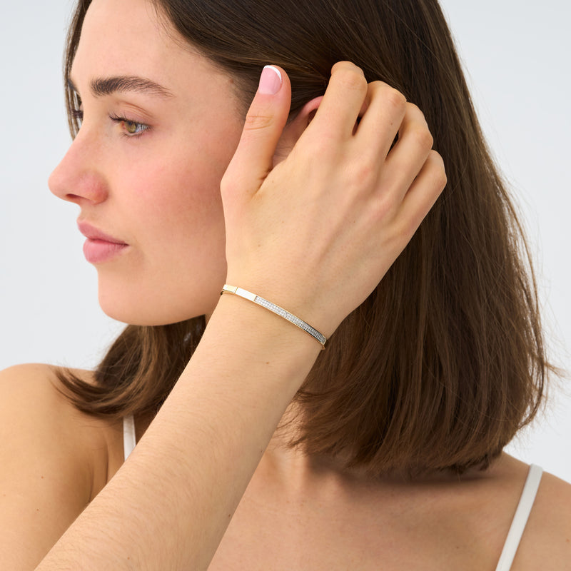 Pave Diamond Bangle, Neria