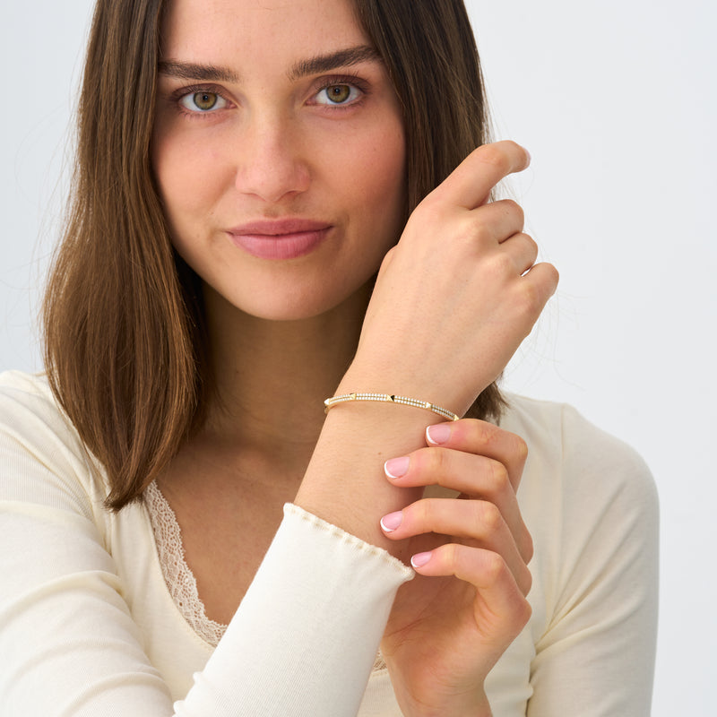 Lab Grown Diamond Spike Bangle, Akari