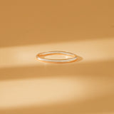 thin band in 14k or 18k gold