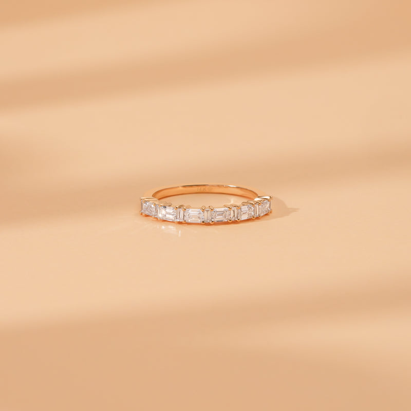 baguette and emerald cut diamonds