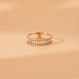 prong set diamond band