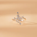 prong set round cut unique band