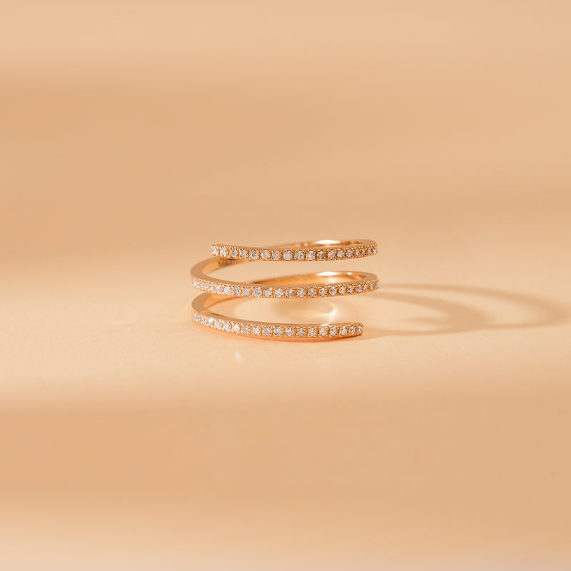 natural diamond gold band