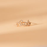 handmade solid gold cuss band