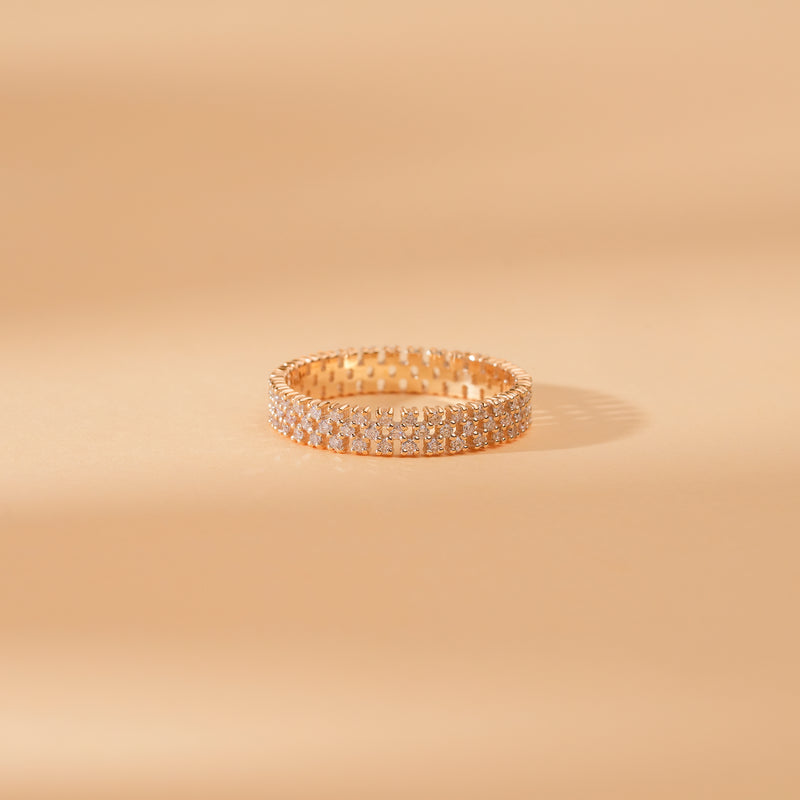 ethically sourced white diamond ring