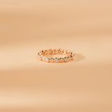 april birthstone full eternity ring