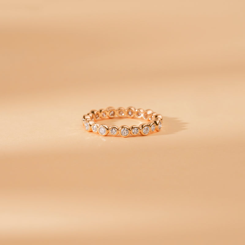 april birthstone full eternity ring