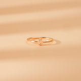 ethically sourced white diamond ring