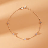 Salt and Pepper Beaded Diamond Bracelet