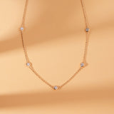 ethically sourced april birthstone diamond necklace