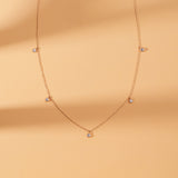 minimalistic diamond pendants