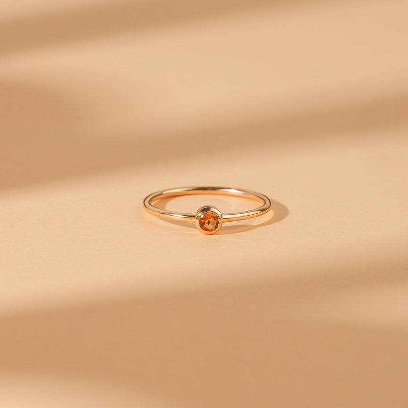 handmade november birthday gift ring