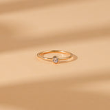 natural light blue aquamarine engagement ring