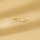natural diamond gold ring