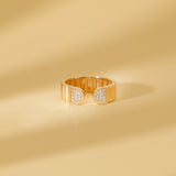 solid gold handmade band