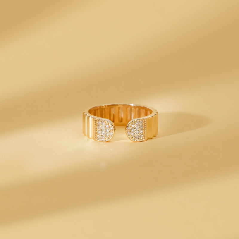 solid gold handmade band