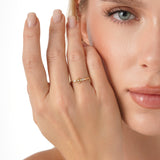 Dainty Diamond Clover Ring, Tova