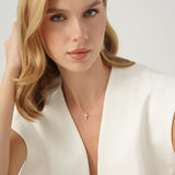 Diamond Cross Necklace, Virelitha