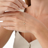 Natural Diamond Dog Paw Bracelet, Puppy