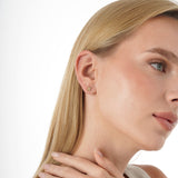 Diamond Floral Stud Earrings, Ophezira