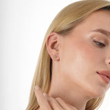 Diamond Floral Stud Earrings, Ophezira