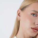 Diamond Huggie Earrings, Orlanthia