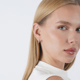 Diamond Huggie Earrings, Orlanthia