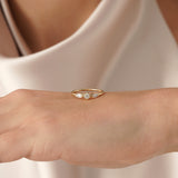 Lab Diamond Bezel Ring, Thae