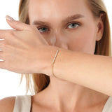 Lab Grown Diamond Cuban Chain Bracelet, Marzelyne