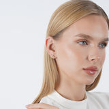 Double Baguette Lab Diamond Studs, Azphariel