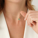 Emerald Clover Necklace, Sorelline