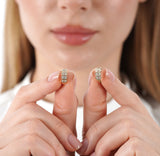 Emerald Cut Lab Grown Diamond Hoop Earrings, Vionelisse