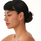 Open Heart Earring Charm, Delphirene