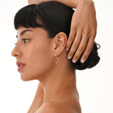 Open Heart Earring Charm, Delphirene