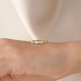 Marquise & Round Diamond Wedding Band, Mirae