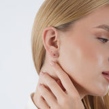 Natural Ruby Marquise Stud Earrings, Evandelle