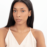 Natural Diamond Paperclip Necklace, Nymia