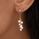 Dangle Pearl Earrings, Perla