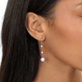 Natural Pearl Drop Earrings, Panni