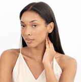 Mini Solid Gold Huggies, Brianna