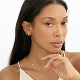 Solid Gold Huggies, Brianna