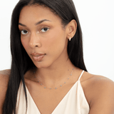 Dangle Emerald Bead Necklace, Aelira