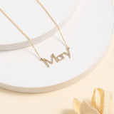 minimalistic personalized necklace
