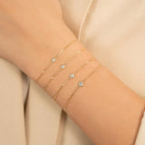 Solitaire Natural Diamond Bracelet