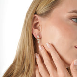 Graduated Oval Lab Diamond Drop Earrings, Avra